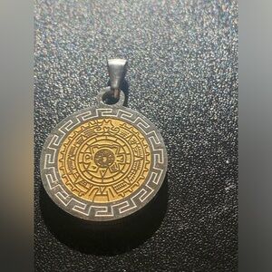 Aztec Calendar Medal